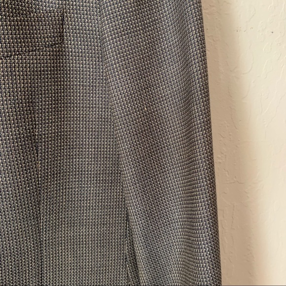 JOSEPH ABBOUD 2 Button Blazer Sport Coat Silk Wool Textured Grey Tan Brown 44R - Picture 16 of 16